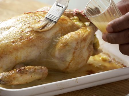 Gefülltes Polenta-Hähnchen Zubereitung Schritt 9 Gefülltes Polenta-Hähnchen Zubereitung Schritt 9