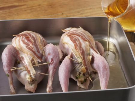 Gefülltes Rebhuhn Zubereitung Schritt 10 Gefülltes Rebhuhn Zubereitung Schritt 10