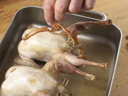 Gefülltes Rebhuhn Zubereitung Schritt 11 Gefülltes Rebhuhn Zubereitung Schritt 11