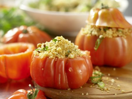 Gegrillte Couscous-Tomaten Zubereitung Schritt 8 Gegrillte Couscous-Tomaten Zubereitung Schritt 8