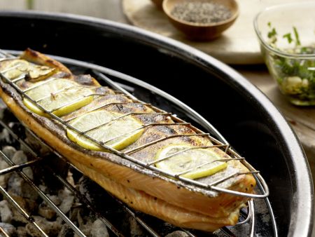 Gegrillte Lachsforelle Zubereitung Schritt 9 Gegrillte Lachsforelle Zubereitung Schritt 9