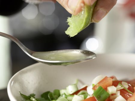 Gegrillte Lachsspieße Zubereitung Schritt 7 Gegrillte Lachsspieße Zubereitung Schritt 7