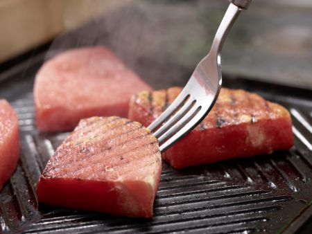 Gegrillte Wassermelone Zubereitung Schritt 8 Gegrillte Wassermelone Zubereitung Schritt 8