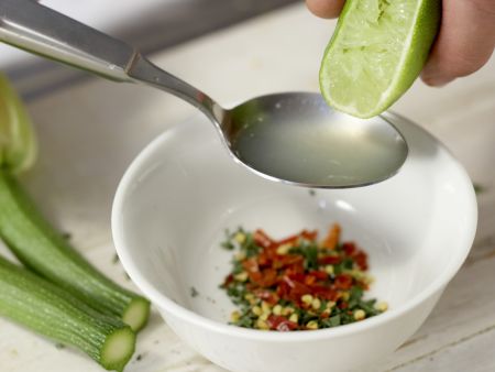 Gegrillte Zucchiniblüten Zubereitung Schritt 4 Gegrillte Zucchiniblüten Zubereitung Schritt 4