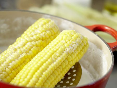 Gegrillter Mais Zubereitung Schritt 1 Gegrillter Mais Zubereitung Schritt 1