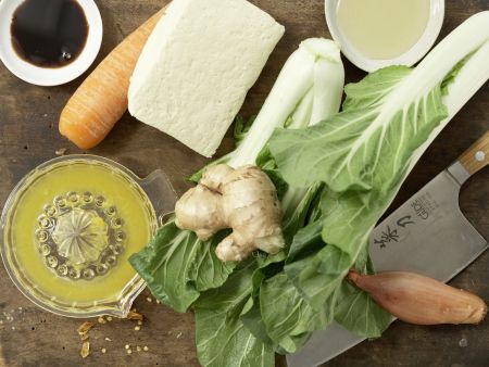 Gegrillter marinierter Tofu Zubereitung Schritt 1 Gegrillter marinierter Tofu Zubereitung Schritt 1