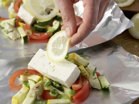 Gegrillter Schafskäse Zubereitung Schritt 7 Gegrillter Schafskäse Zubereitung Schritt 7