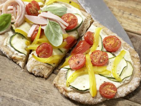 Gemüse-Dinkel-Fladen Zubereitung Schritt 8 Gemüse-Dinkel-Fladen Zubereitung Schritt 8