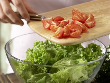 Gemüse-Reis-Salat Zubereitung Schritt 6 Gemüse-Reis-Salat Zubereitung Schritt 6