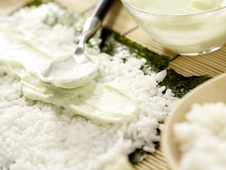 Gemüse-Sushi Zubereitung Schritt 10 Gemüse-Sushi Zubereitung Schritt 10