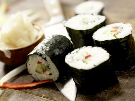 Gemüse-Sushi Zubereitung Schritt 12 Gemüse-Sushi Zubereitung Schritt 12