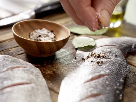 Gerösteter Loup de mer Zubereitung Schritt 8 Gerösteter Loup de mer Zubereitung Schritt 8