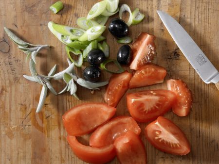 Geschmorter Römersalat Zubereitung Schritt 2 Geschmorter Römersalat Zubereitung Schritt 2