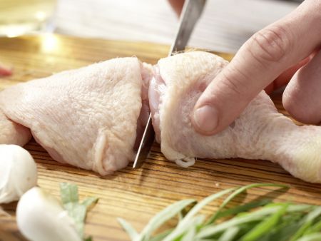 Geschmortes Hähnchen auf französische Art Zubereitung Schritt 2 Geschmortes Hähnchen auf französische Art Zubereitung Schritt 2