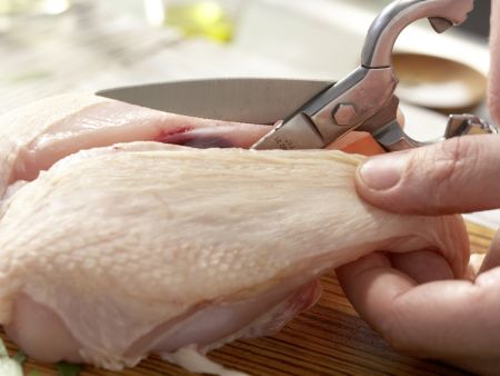 Geschmortes Hähnchen auf französische Art Zubereitung Schritt 3 Geschmortes Hähnchen auf französische Art Zubereitung Schritt 3