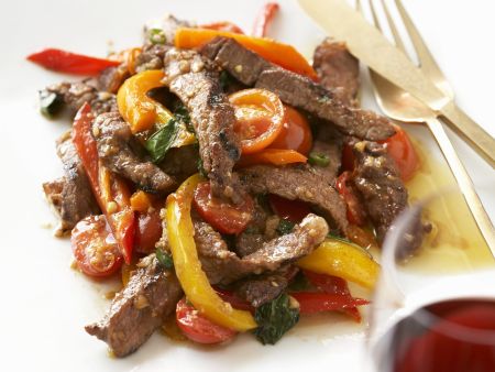 Geschnetzeltes vom Rind Rezept