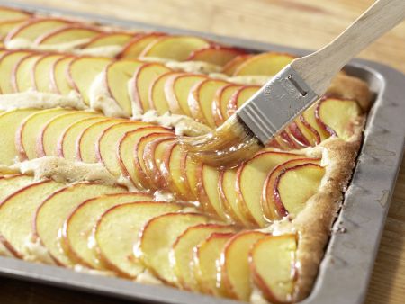 Glasierter Pfirsichkuchen Zubereitung Schritt 8 Glasierter Pfirsichkuchen Zubereitung Schritt 8