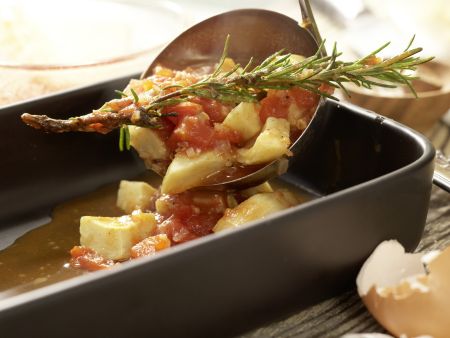 Gnocchi alla romana Zubereitung Schritt 7 Gnocchi alla romana Zubereitung Schritt 7