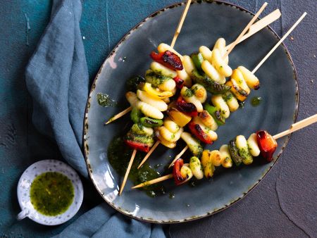 Gnocchi-Gemüse-Spieße