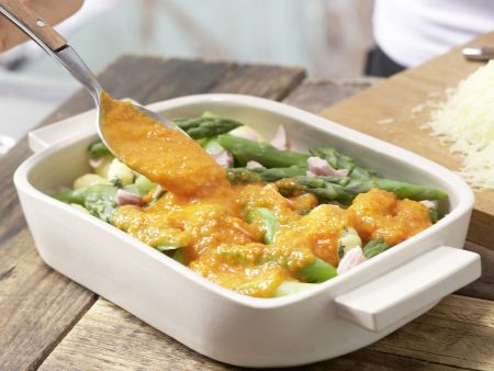 Gnocchi-Spargel-Auflauf Zubereitung Schritt 10 Gnocchi-Spargel-Auflauf Zubereitung Schritt 10