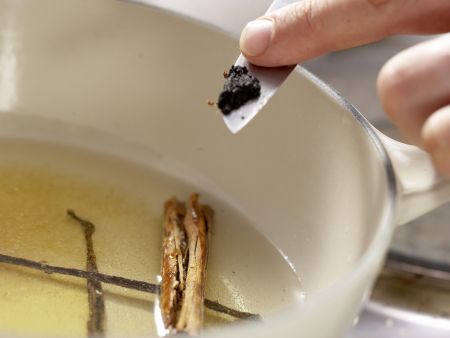 Gorgonzola-Birnen vom Grill Zubereitung Schritt 2 Gorgonzola-Birnen vom Grill Zubereitung Schritt 2