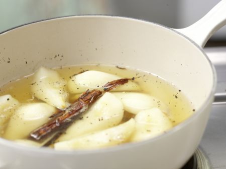 Gorgonzola-Birnen vom Grill Zubereitung Schritt 3 Gorgonzola-Birnen vom Grill Zubereitung Schritt 3
