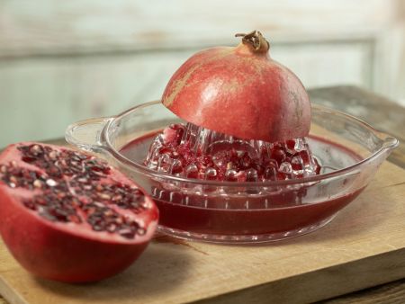 Granatapfel-Gelee Zubereitung Schritt 2 Granatapfel-Gelee Zubereitung Schritt 2