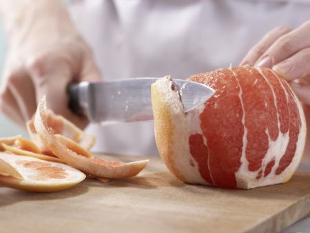 Grapefruit-Orangen-Salat Zubereitung Schritt 1 Grapefruit-Orangen-Salat Zubereitung Schritt 1