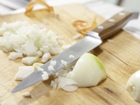 Graupenrisotto mit Fischfilet Zubereitung Schritt 1 Graupenrisotto mit Fischfilet Zubereitung Schritt 1