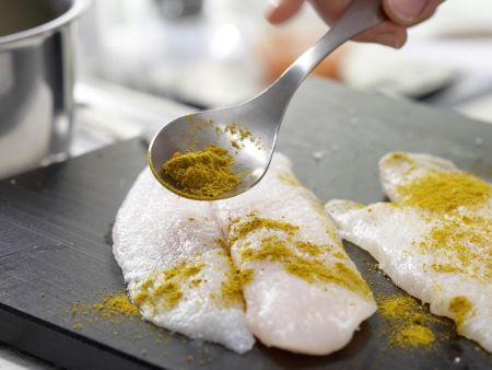 Graupenrisotto mit Fischfilet Zubereitung Schritt 4 Graupenrisotto mit Fischfilet Zubereitung Schritt 4