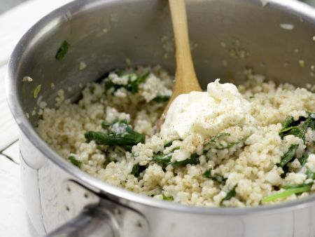 Graupenrisotto mit Fischfilet Zubereitung Schritt 6 Graupenrisotto mit Fischfilet Zubereitung Schritt 6