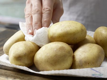 Grillkartoffeln Zubereitung Schritt 1 Grillkartoffeln Zubereitung Schritt 1