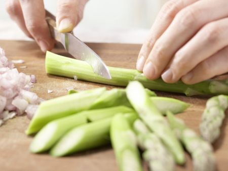 Grüne Gemüse-Pasta Zubereitung Schritt 3 Grüne Gemüse-Pasta Zubereitung Schritt 3