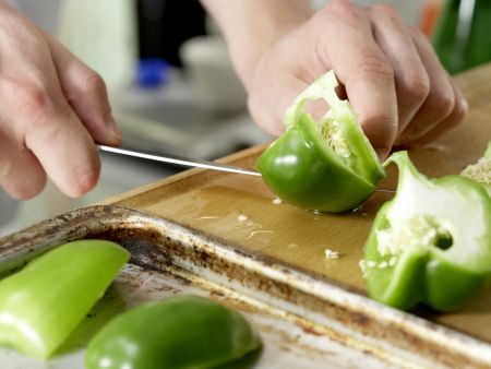 Grüne Kartoffelpfanne Zubereitung Schritt 1 Grüne Kartoffelpfanne Zubereitung Schritt 1