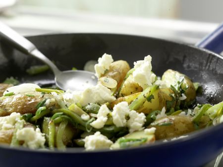 Grüne Kartoffelpfanne Zubereitung Schritt 12 Grüne Kartoffelpfanne Zubereitung Schritt 12