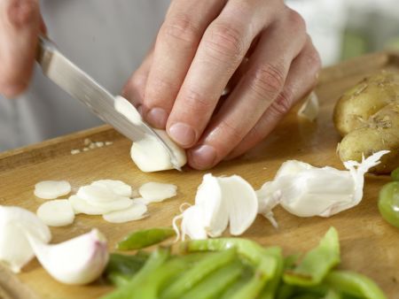 Grüne Kartoffelpfanne Zubereitung Schritt 4 Grüne Kartoffelpfanne Zubereitung Schritt 4