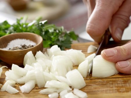 Grüne Kichererbsensuppe Zubereitung Schritt 1 Grüne Kichererbsensuppe Zubereitung Schritt 1