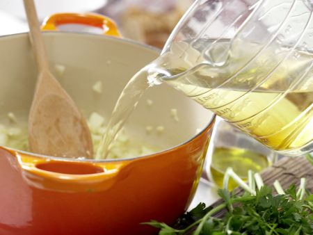 Grüne Kichererbsensuppe Zubereitung Schritt 2 Grüne Kichererbsensuppe Zubereitung Schritt 2