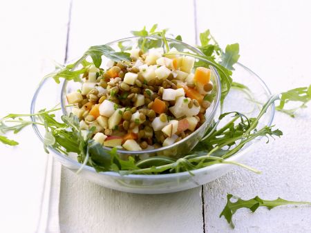 Grüne-Linsen-Salat Rezept