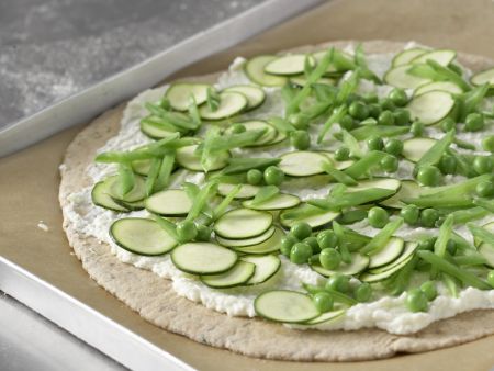 Grüne Pizza Zubereitung Schritt 6 Grüne Pizza Zubereitung Schritt 6