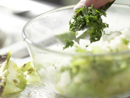 Grüne Tomaten-Salsa Zubereitung Schritt 7 Grüne Tomaten-Salsa Zubereitung Schritt 7