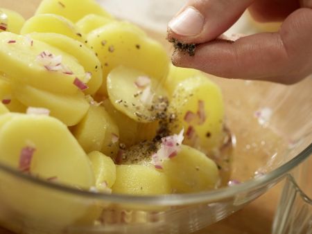 Grüner Kartoffelsalat Zubereitung Schritt 4 Grüner Kartoffelsalat Zubereitung Schritt 4