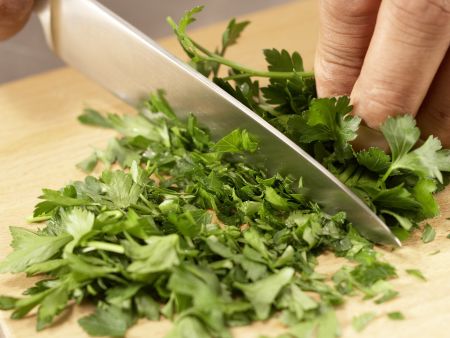 Grüner Möhren-Mix Zubereitung Schritt 2 Grüner Möhren-Mix Zubereitung Schritt 2