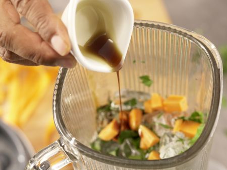 Grüner Möhren-Mix Zubereitung Schritt 3 Grüner Möhren-Mix Zubereitung Schritt 3