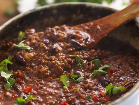 Hackfleisch Eintopf auf mexikanische Art (Chili con Carne) Rezept