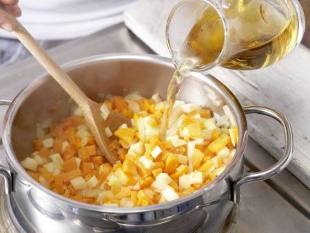 Hähnchen-Pasta Zubereitung Schritt 3 Hähnchen-Pasta Zubereitung Schritt 3