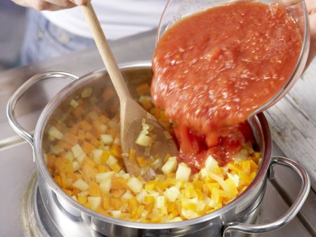 Hähnchen-Pasta Zubereitung Schritt 7 Hähnchen-Pasta Zubereitung Schritt 7