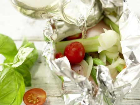 Hähnchenbrust in der Folie gegart Zubereitung Schritt 8 Hähnchenbrust in der Folie gegart Zubereitung Schritt 8