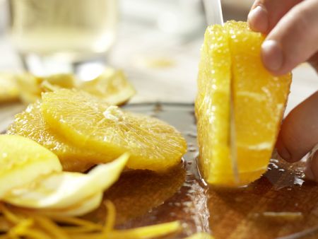 Hähnchenbrust auf Orangenscheiben Zubereitung Schritt 2 Hähnchenbrust auf Orangenscheiben Zubereitung Schritt 2
