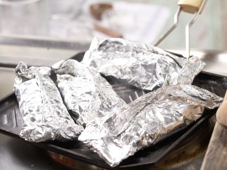 Hähnchenbrustfilet in Folie gegart Zubereitung Schritt 8 Hähnchenbrustfilet in Folie gegart Zubereitung Schritt 8